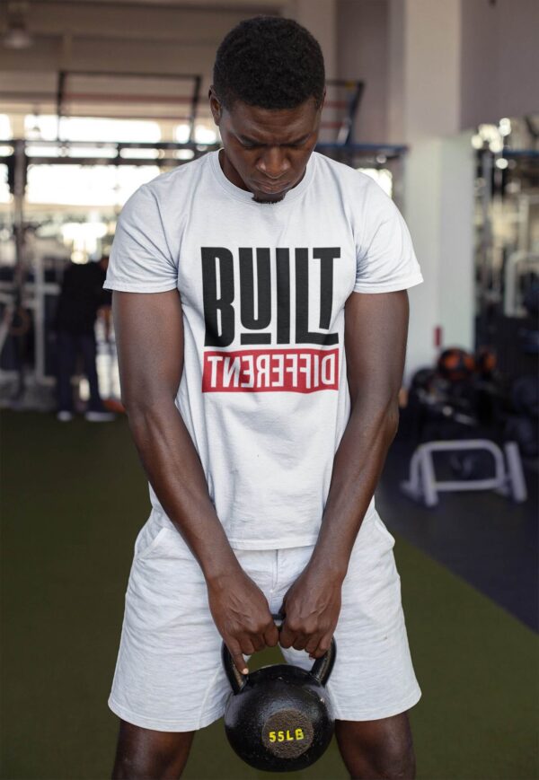 Built Different Tee by Impressed Graphics