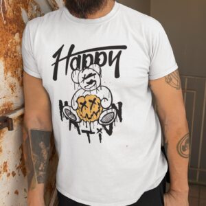 Happy Nation Graffiti Bear Tee by Impressed Graphics