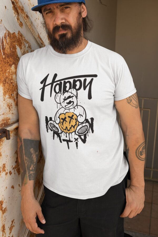 Happy Nation Graffiti Bear Tee by Impressed Graphics