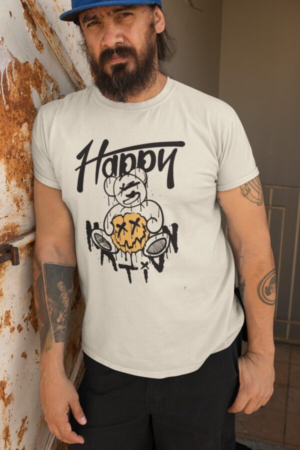Happy Nation Graffiti Bear Tee by Impressed Graphics