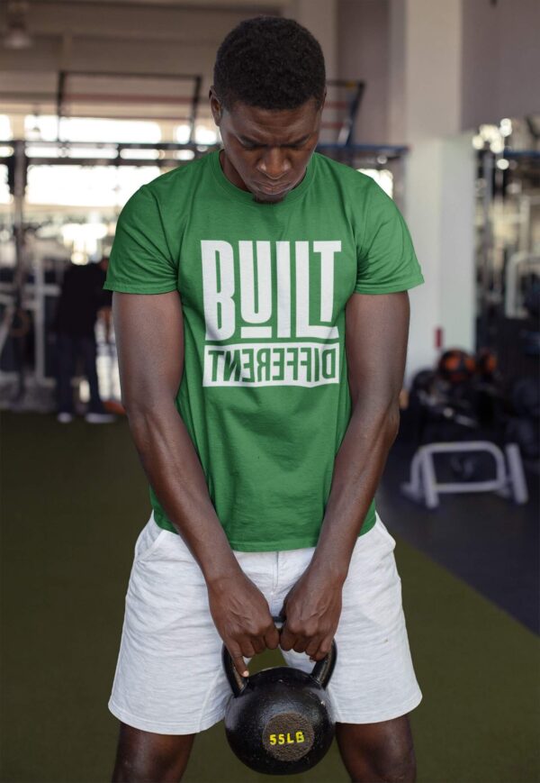 Built Different Tee by Impressed Graphics